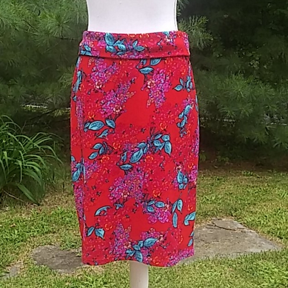 LuLaRoe "Cassie" Stretch Print Skirt